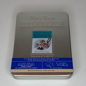 Walt Disney Treasures The Complete Goofy 2 DVD set collectors tin